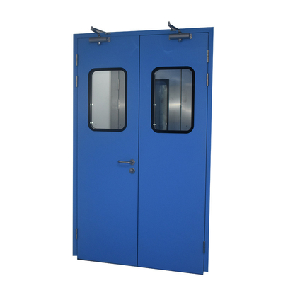 Modern Air Tight High Performance Pharma Hospital School Clean Room Steel Sliding Door