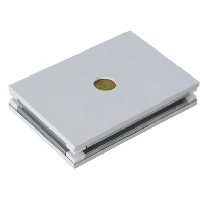 980mm/1180mm Handmade 50mm Glass Magnesium Rock Wool Clean Room Sandwich Panel For Clean Room Compartment
